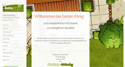 Desktop Screenshot of garten-koenig.com